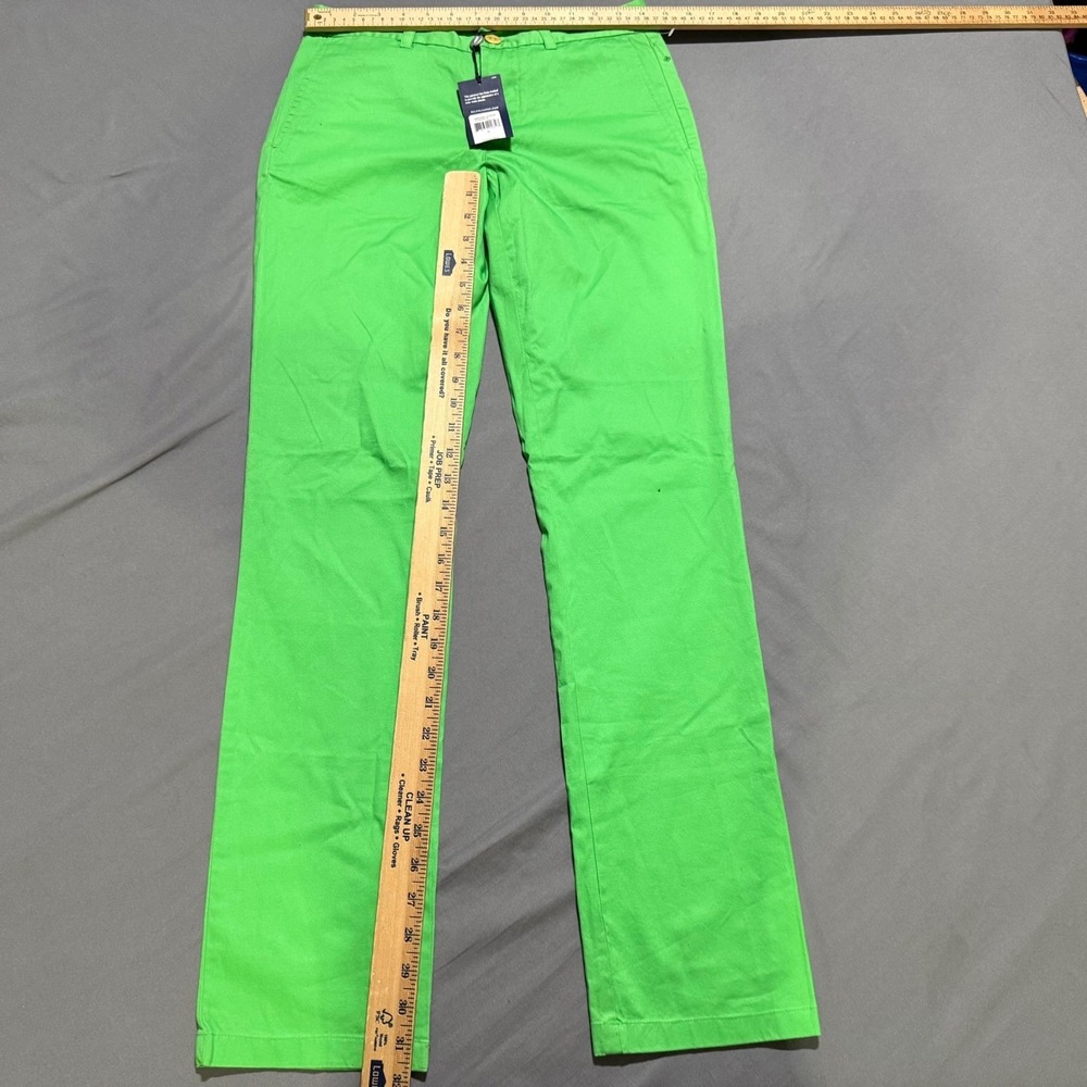 Ralph Lauren Golf Pants Womens 0 Green Stretch Cotton Chino Trousers NWT